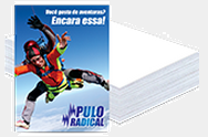 Folhetos impressão 4x0 - 115g
