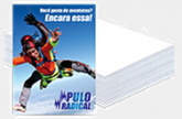 Folhetos impressão 4x0 - 115g